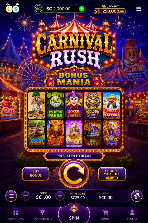 CarnivalRush — скриншот 1